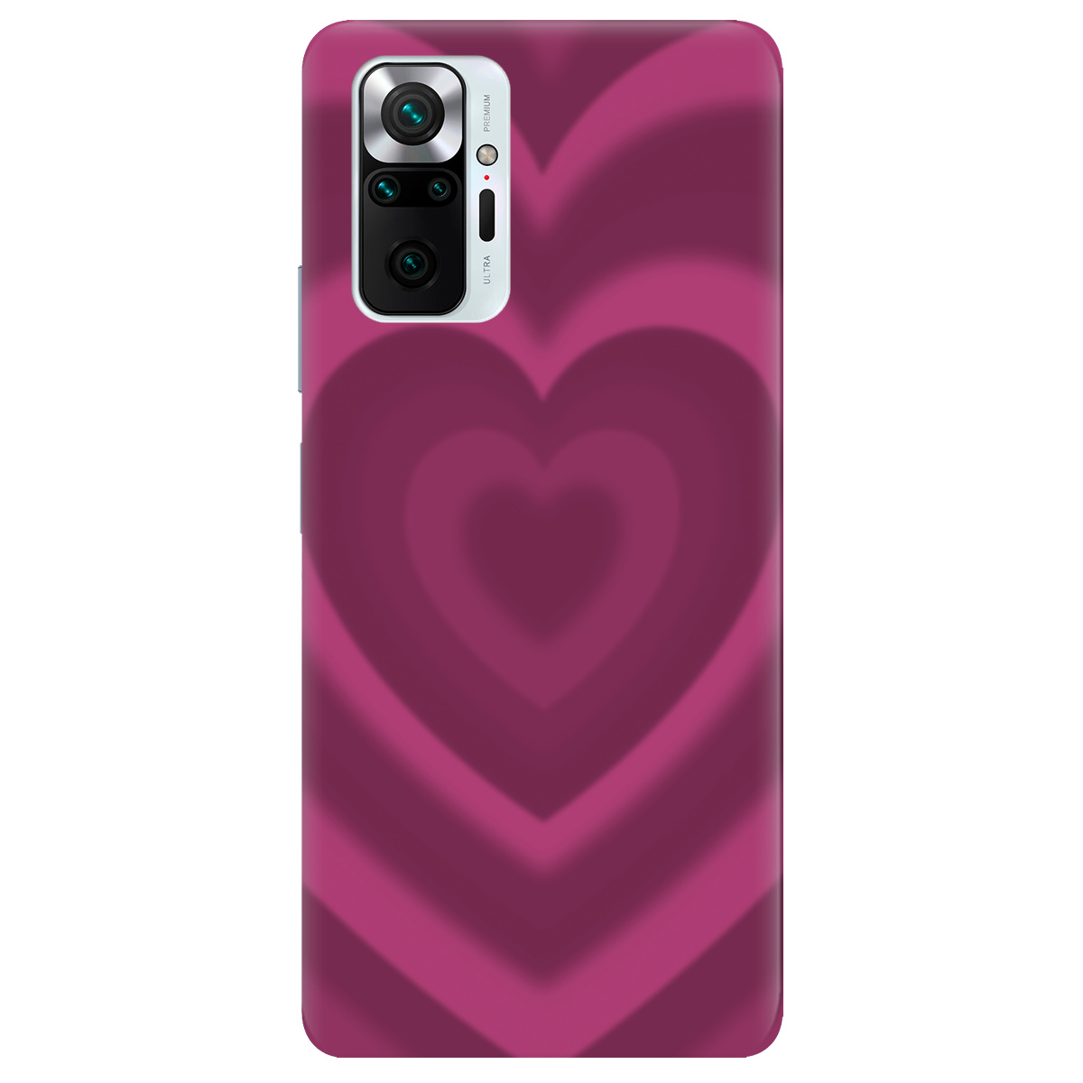 Чехол для Xiaomi Redmi Note 10 Pro Pink Heart - фото 1 - Чехлы для телефонов