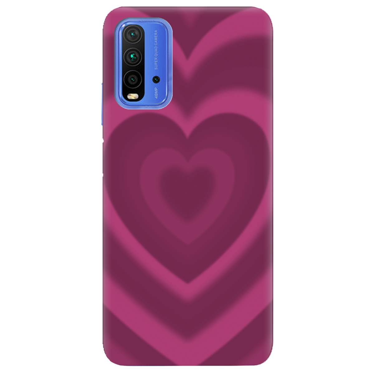 Чехол для Xiaomi Redmi 9T Pink Heart - фото 1 - Чехлы для телефонов
