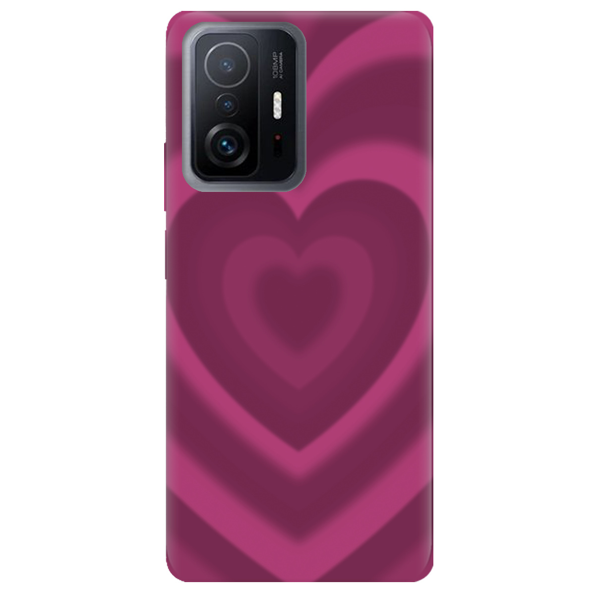 Чехол для Xiaomi 11T Pro Pink Heart - фото 1 - Чехлы для телефонов