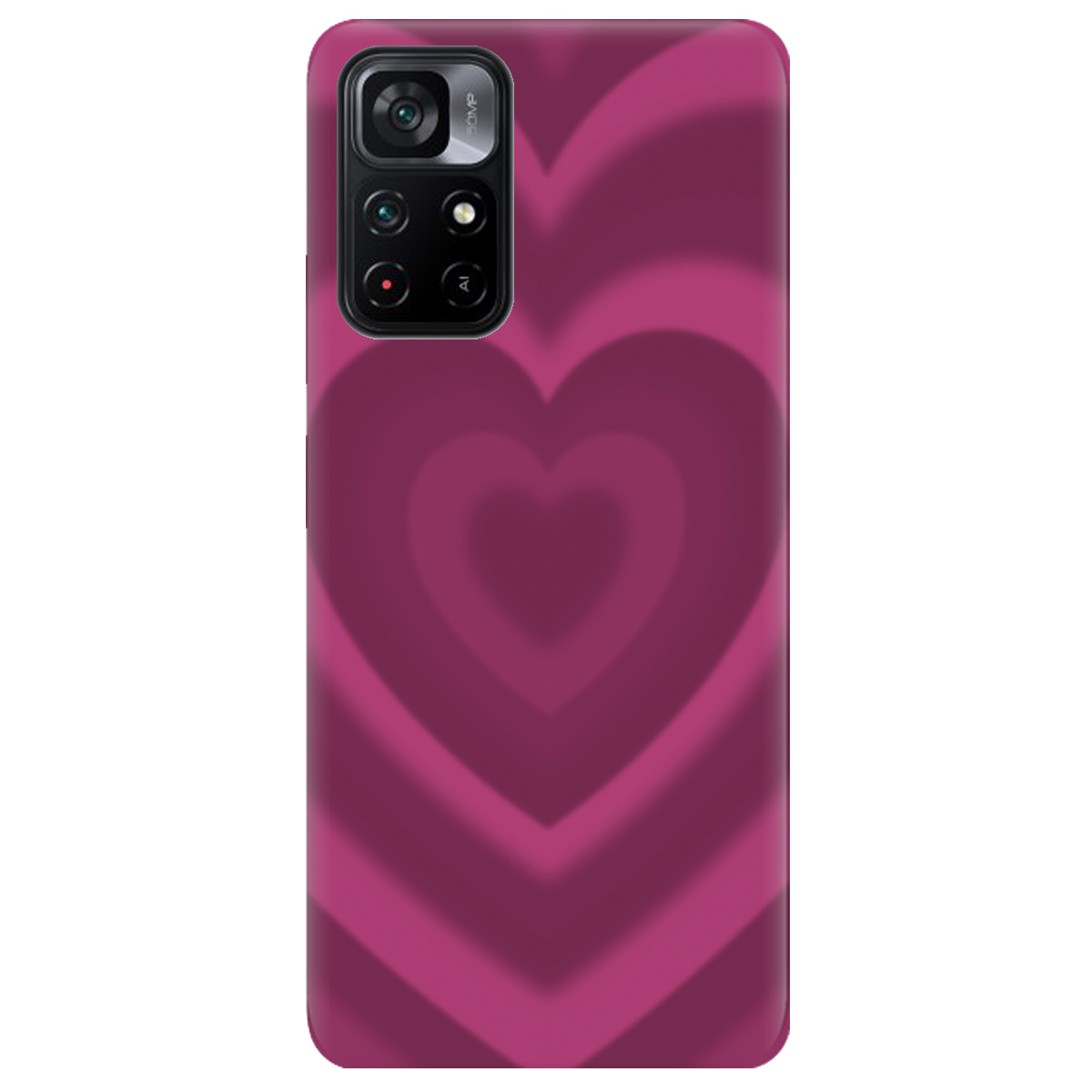 Чехол для Xiaomi Poco M4 Pro 5G Pink Heart - фото 1 - Чехлы для телефонов