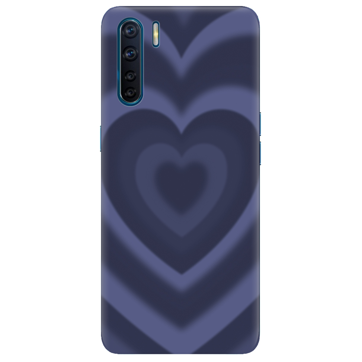 Чохол для Oppo A91 Purple Heart - фото 1 - Чохли для телефонів