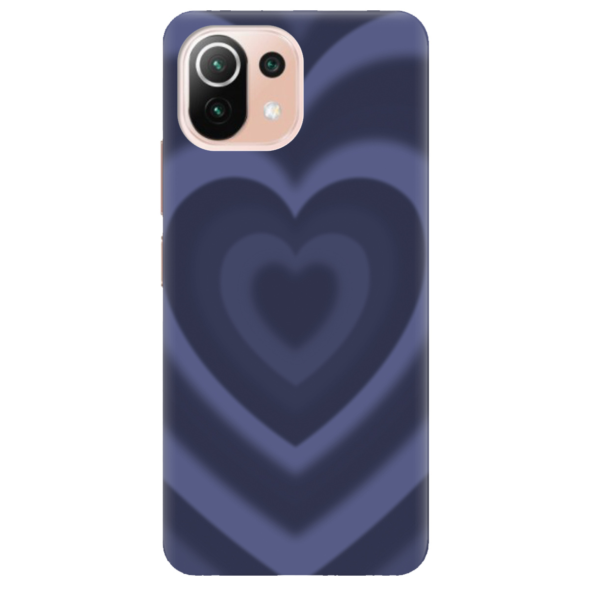 Чехол для Xiaomi Mi 11 lite Purple Heart - фото 1 Чехол для Xiaomi Mi 11 lite Purple Heart - фото 1 - Чехлы для телефонов