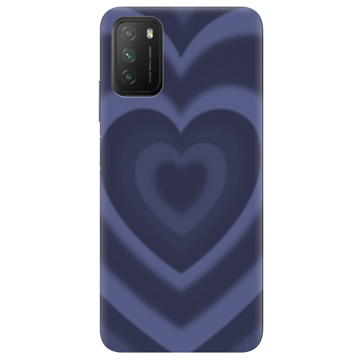 Чохол для Xiaomi Poco M3 Purple Heart - фото 1 - Чохли для телефонів