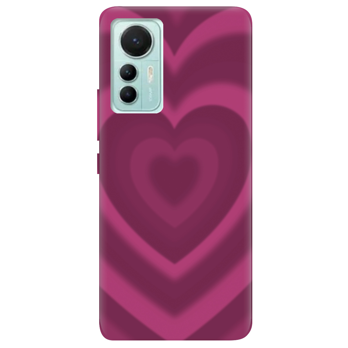 Чехол для Xiaomi 12 Lite Pink Heart - фото 1 - Чехлы для телефонов