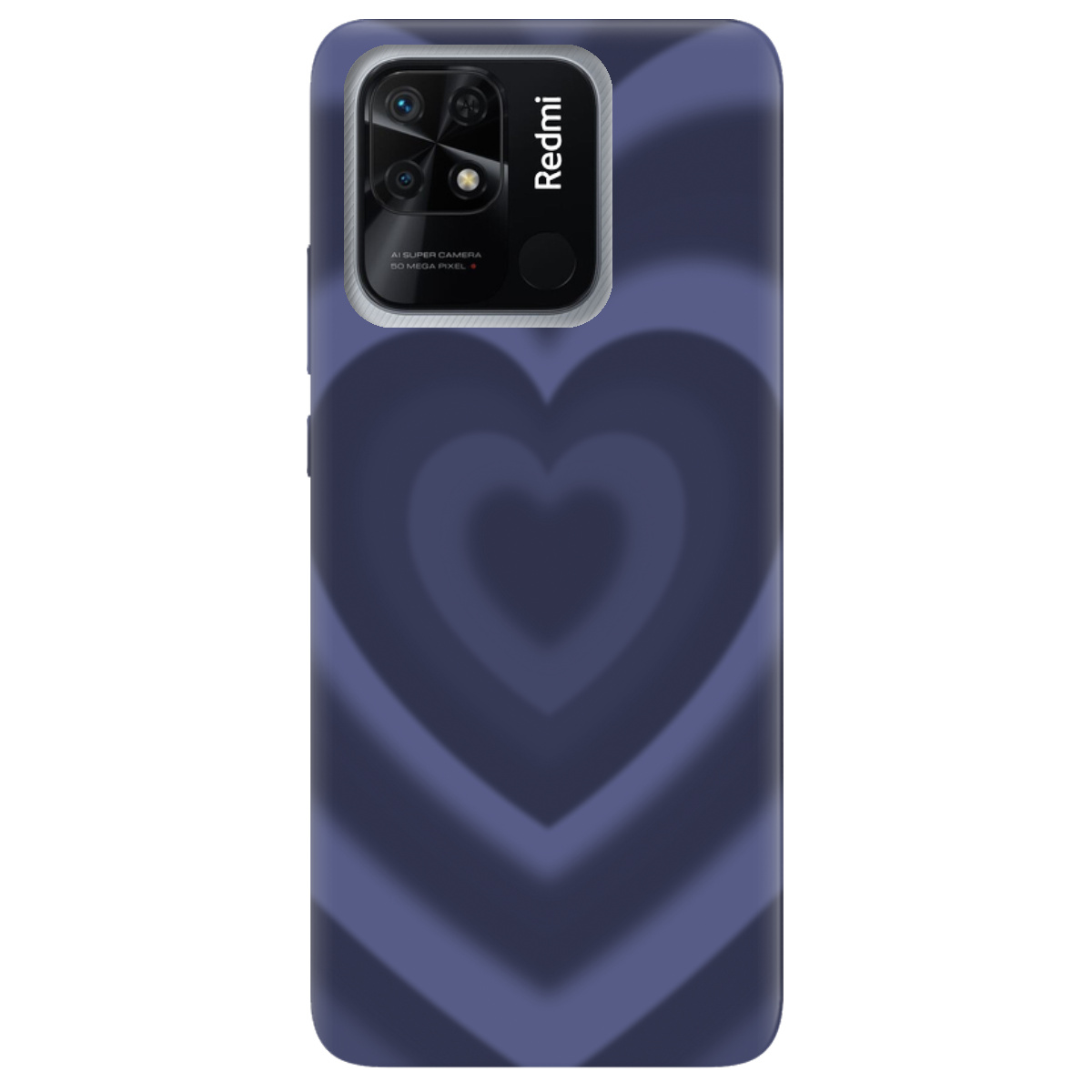 Чохол для Xiaomi Redmi 10C Purple Heart - фото 1 - Чохли для телефонів