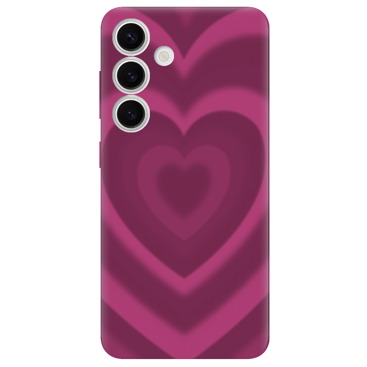 Чехол для Samsung Galaxy S24 Pink Heart - фото 1 - Чехлы для телефонов