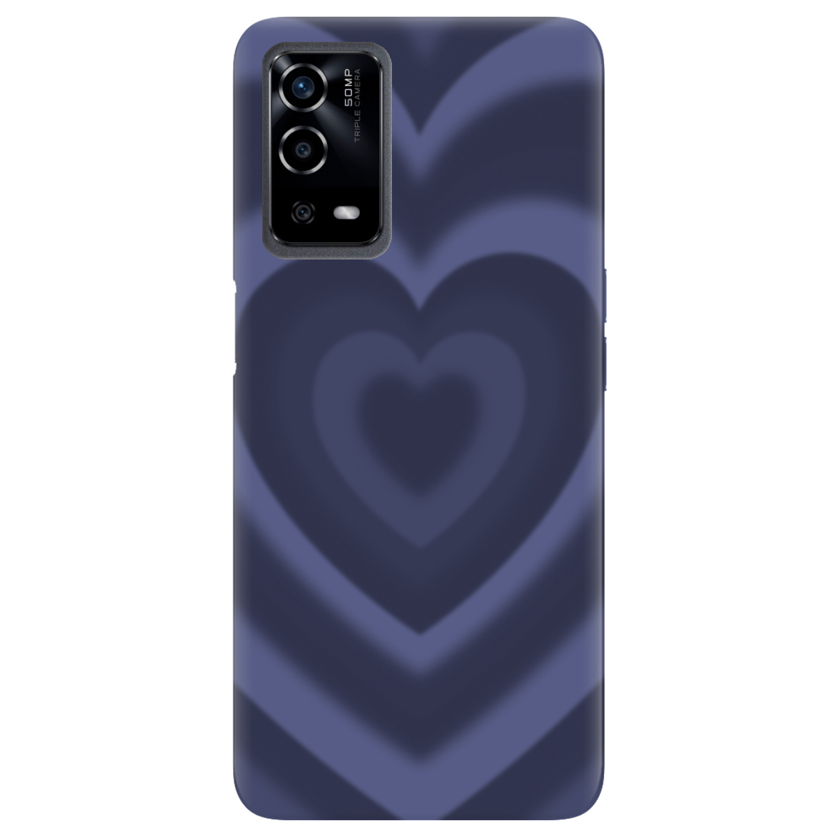Чехол для Oppo A55 Purple Heart - фото 1 Чехол для Oppo A55 Purple Heart - фото 1 - Чехлы для телефонов