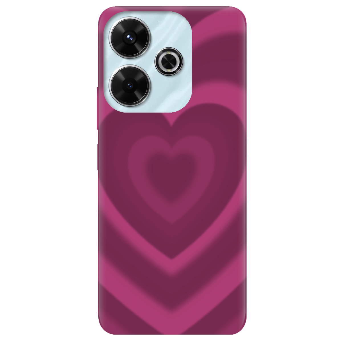 Чехол для Xiaomi Poco M6 4G Pink Heart - фото 1 - Чехлы для телефонов