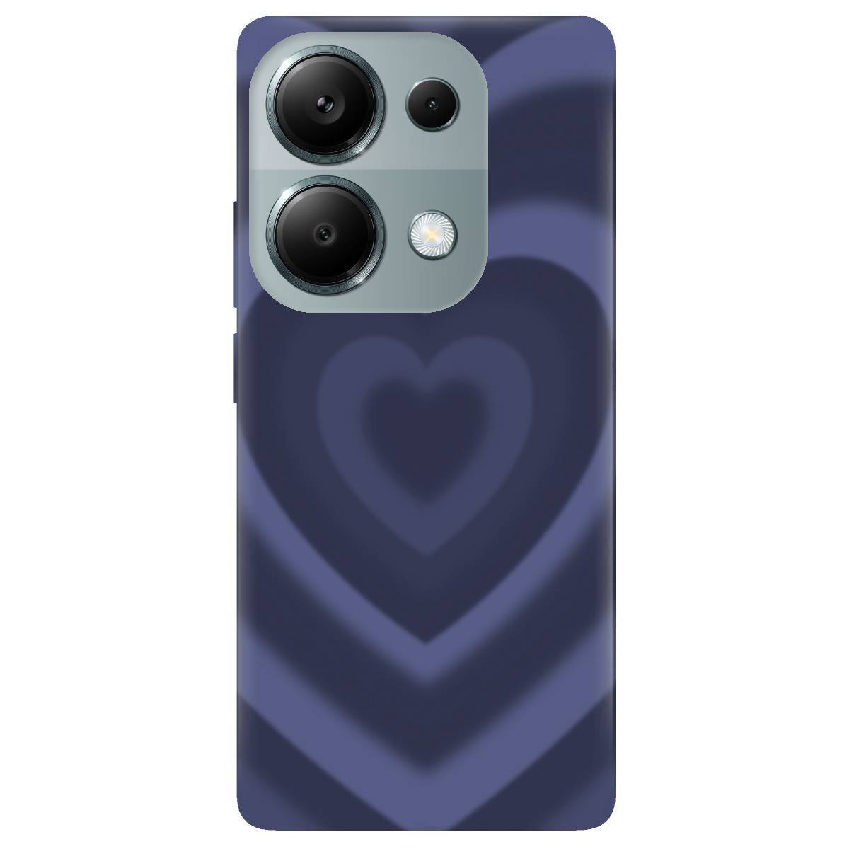 Чехол для Xiaomi Poco M6 Pro 4G Purple Heart - фото 1 Чехол для Xiaomi Poco M6 Pro 4G Purple Heart - фото 1 - Чехлы для телефонов