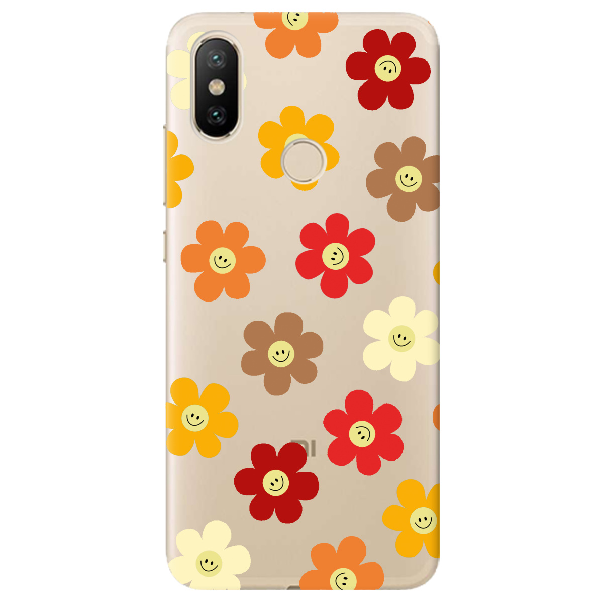 Чехол для Xiaomi Mi A2 Mi 6X Smiley Garden - фото 1 Чехол для Xiaomi Mi A2 Mi 6X Smiley Garden - фото 1 - Чехлы для телефонов