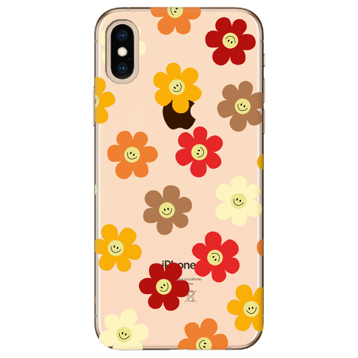 Чохол для Apple iPhone XS Smiley Garden - фото 1 Чохол для Apple iPhone XS Smiley Garden - фото 1 - Чохли для телефонів