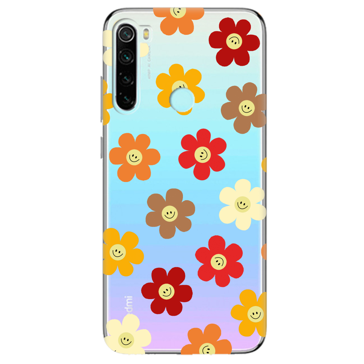 Чехол для Xiaomi Redmi Note 8 Smiley Garden - фото 1 Чехол для Xiaomi Redmi Note 8 Smiley Garden - фото 1 - Чехлы для телефонов