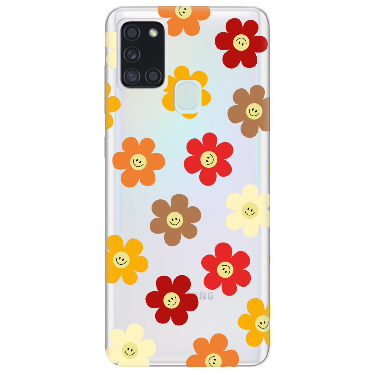 Чохол для Samsung Galaxy A21s Smiley Garden - фото 1 - Чохли для телефонів