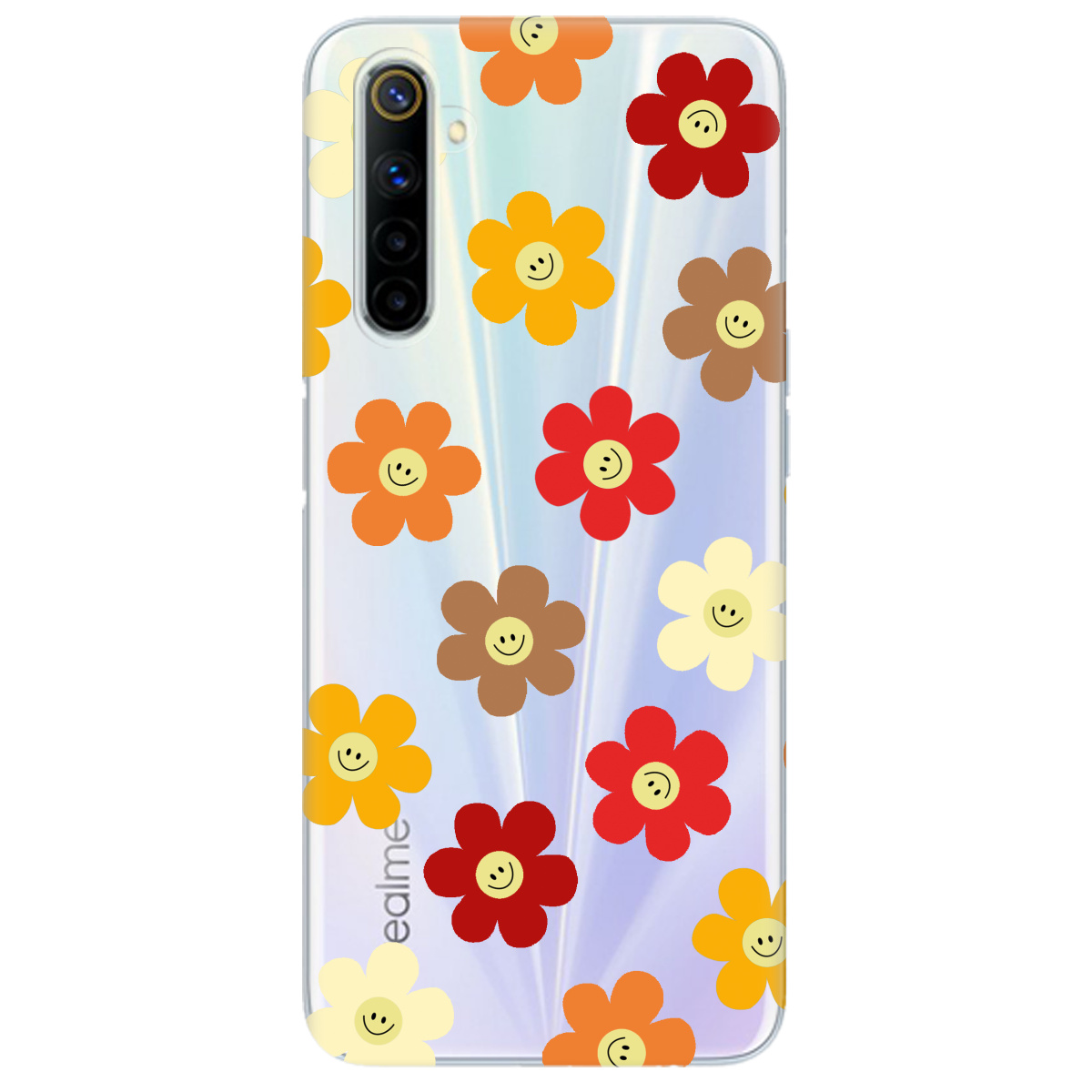Чехол для Realme 6 Smiley Garden - фото 1 - Чехлы для телефонов
