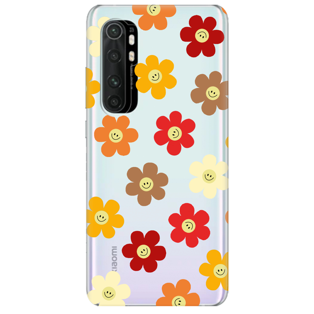 Чехол для Xiaomi Mi Note 10 Lite Smiley Garden - фото 1 Чехол для Xiaomi Mi Note 10 Lite Smiley Garden - фото 1 - Чехлы для телефонов