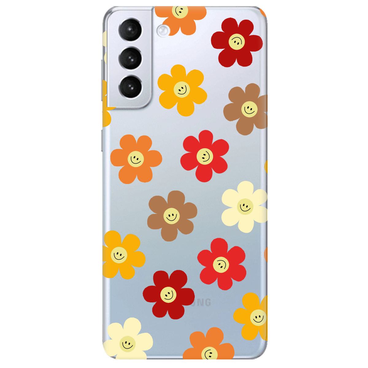 Чехол для Samsung Galaxy S21 Plus Smiley Garden - фото 1 - Чехлы для телефонов