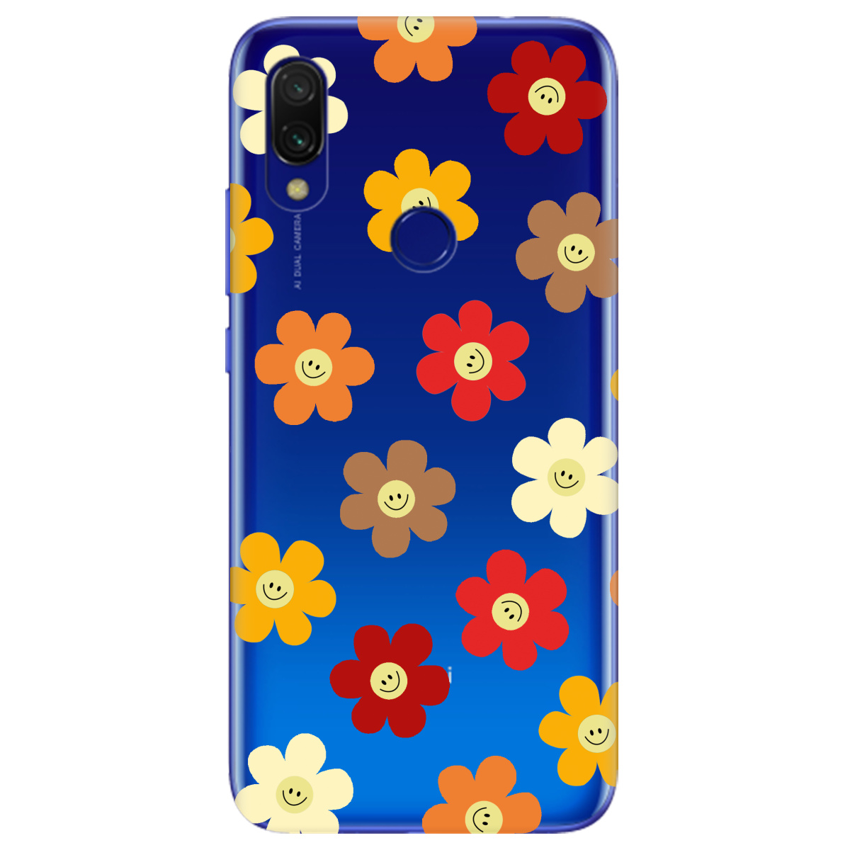 Чохол для Xiaomi Redmi Note 7/7Pro Smiley Garden - фото 1 - Чохли для телефонів