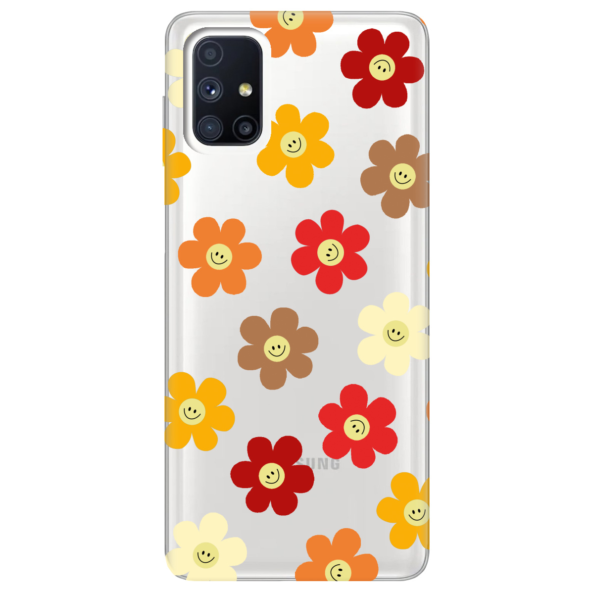 Чехол для Samsung Galaxy M51 Smiley Garden - фото 1 - Чехлы для телефонов
