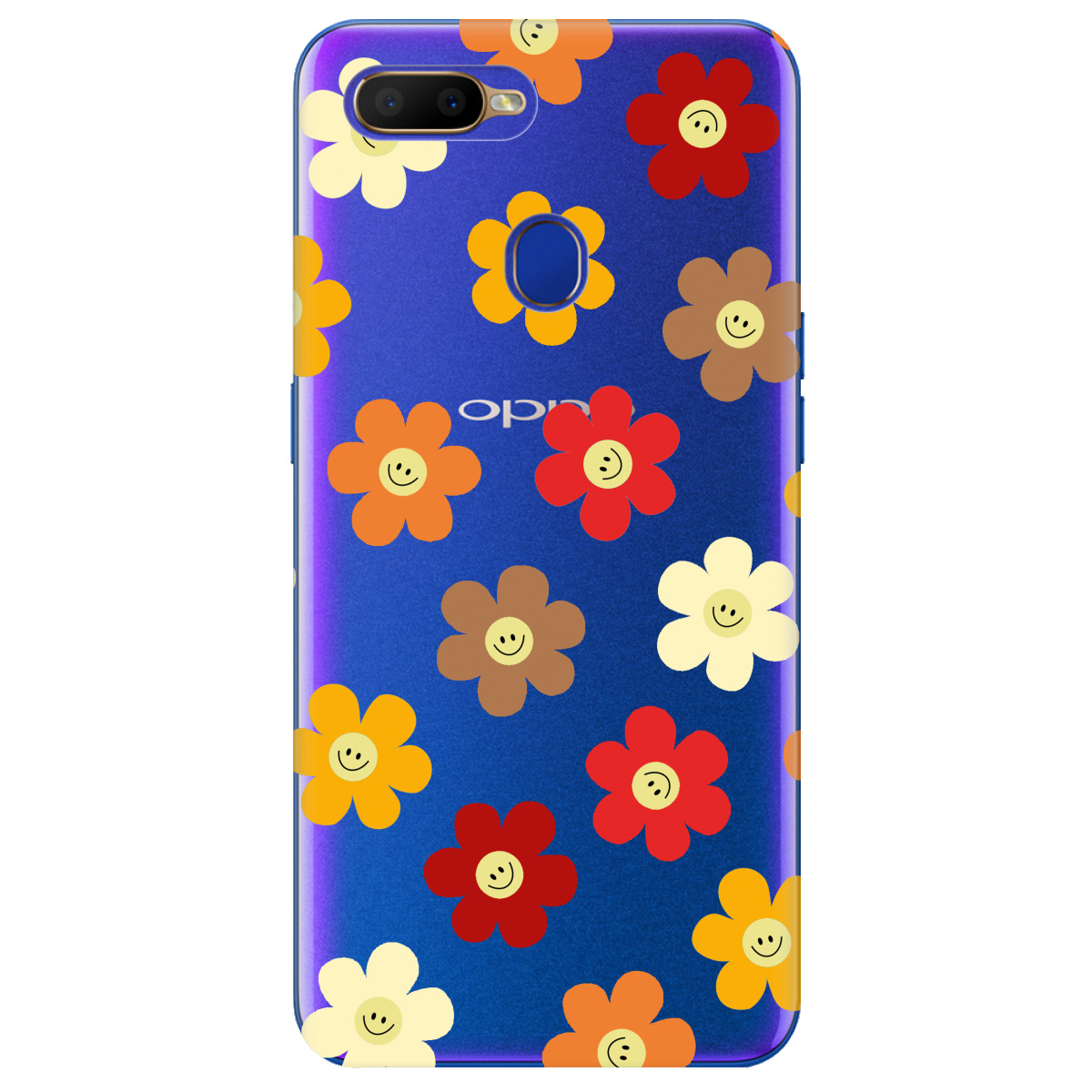 Чехол для Oppo A5s Smiley Garden - фото 1 Чехол для Oppo A5s Smiley Garden - фото 1 - Чехлы для телефонов