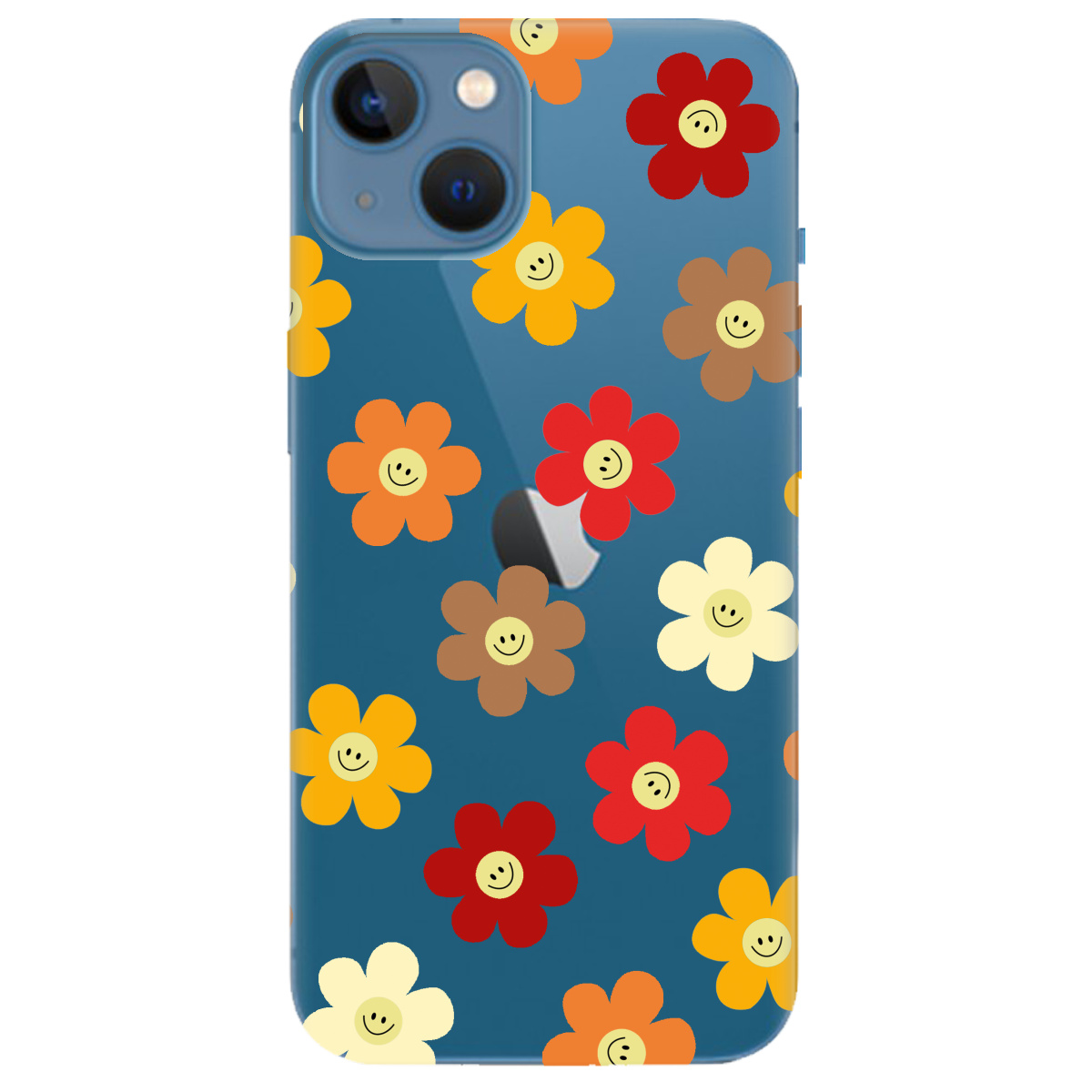 Чохол для Apple iPhone 13 Smiley Garden - фото 1 - Чохли для телефонів