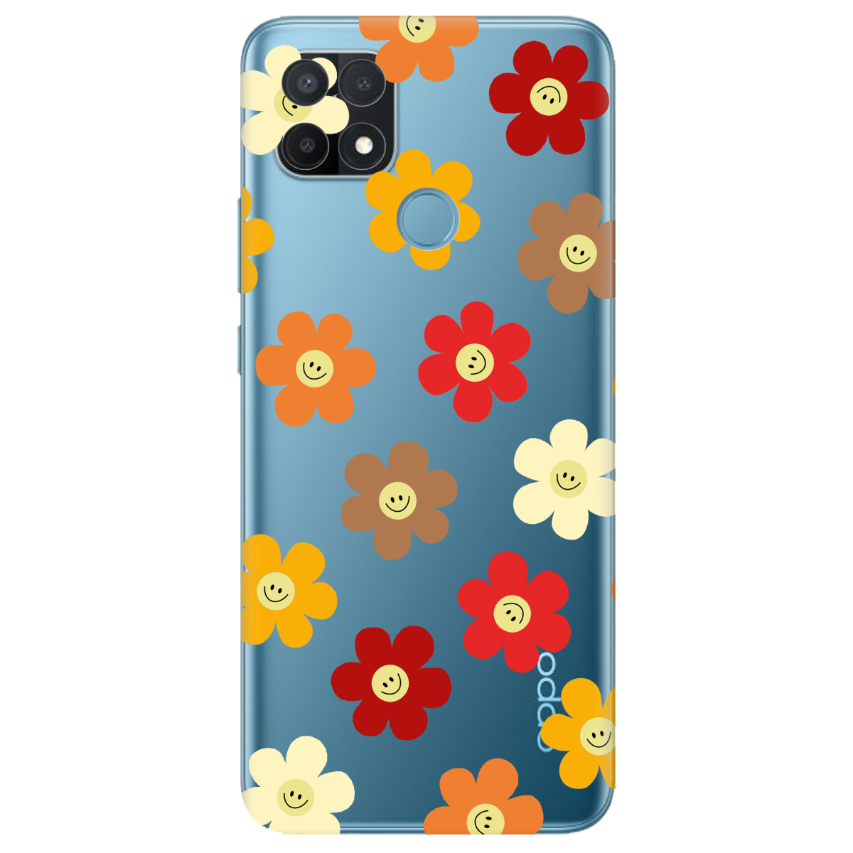 Чохол для Oppo A15s/ A15 Smiley Garden - фото 1 - Чохли для телефонів