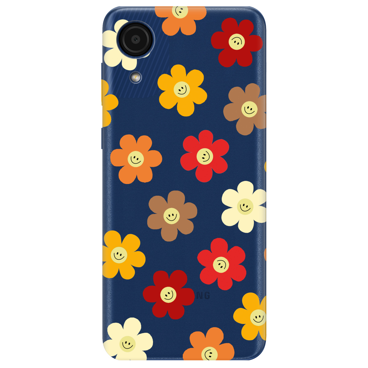 Чохол для Samsung Galaxy А03 Core Smiley Garden - фото 1 Чохол для Samsung Galaxy А03 Core Smiley Garden - фото 1 - Чохли для телефонів