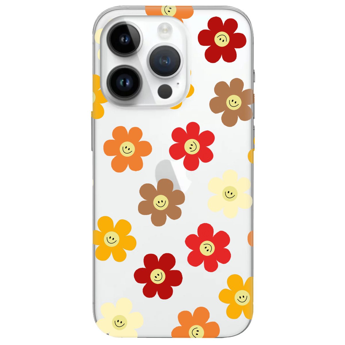 Чехол для Apple iPhone 14 Pro Smiley Garden - фото 1 - Чехлы для телефонов