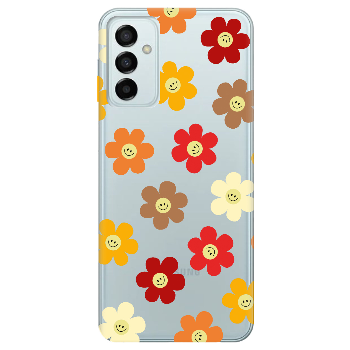Чехол для Samsung Galaxy M23 5G Smiley Garden - фото 1 Чехол для Samsung Galaxy M23 5G Smiley Garden - фото 1 - Чехлы для телефонов