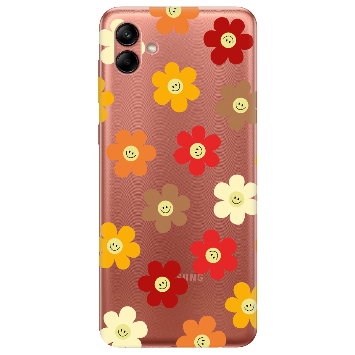 Чехол для Samsung Galaxy A04 Smiley Garden - фото 1 - Чехлы для телефонов