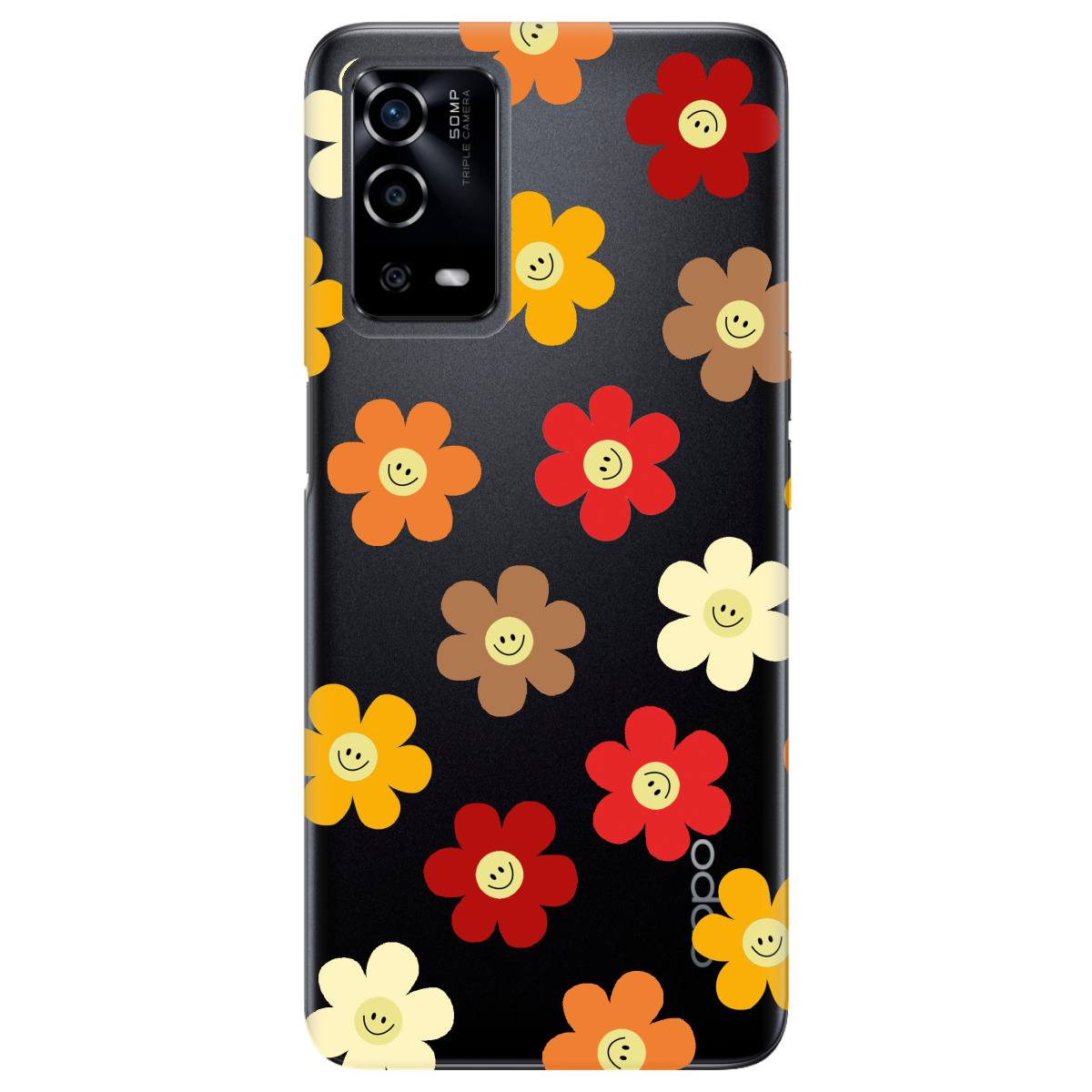 Чохол для Oppo A55 Smiley Garden - фото 1 - Чохли для телефонів