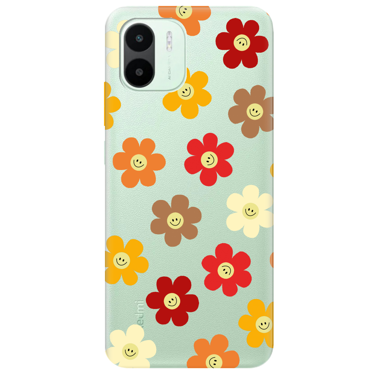 Чехол для Xiaomi Redmi A2 Smiley Garden - фото 1 - Чехлы для телефонов