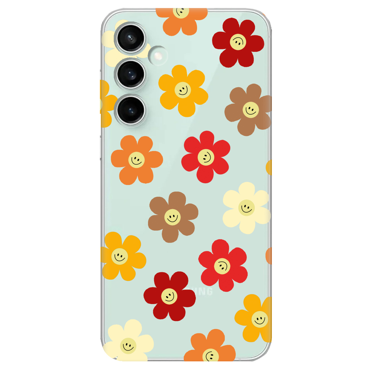 Чехол для Samsung Galaxy S23 FE Smiley Garden - фото 1 - Чехлы для телефонов