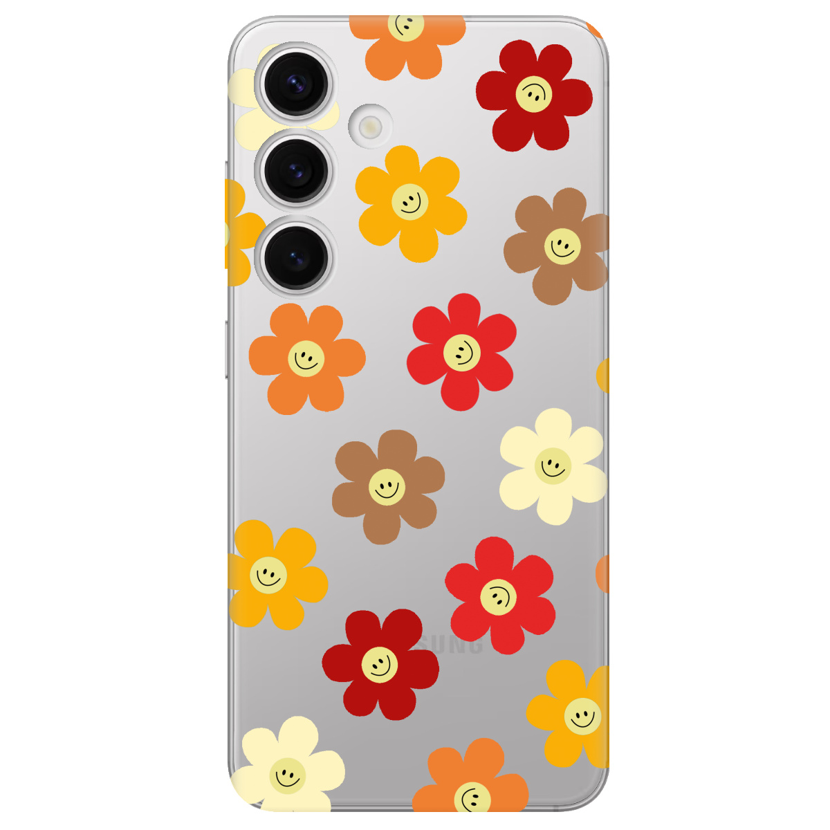 Чехол для Samsung Galaxy S24 Smiley Garden - фото 1 - Чехлы для телефонов