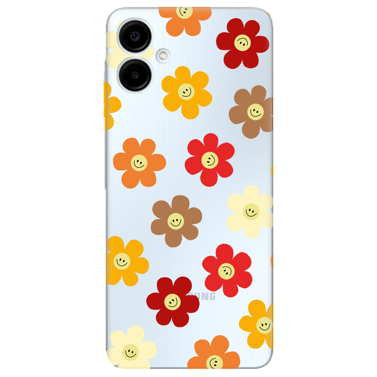 Чохол для Samsung Galaxy A06 Smiley Garden - фото 1 - Чохли для телефонів