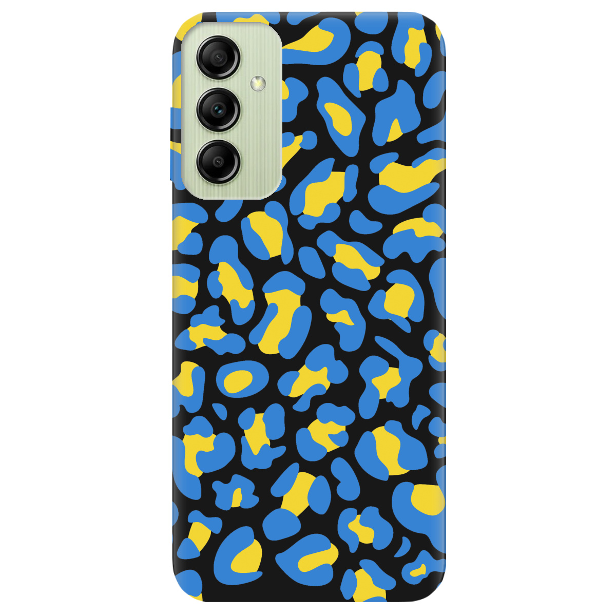 Чехол для Samsung Galaxy A14 черный матовый soft touch LeopardUA - фото 1 Чехол для Samsung Galaxy A14 черный матовый soft touch LeopardUA - фото 1 - Чехлы для телефонов