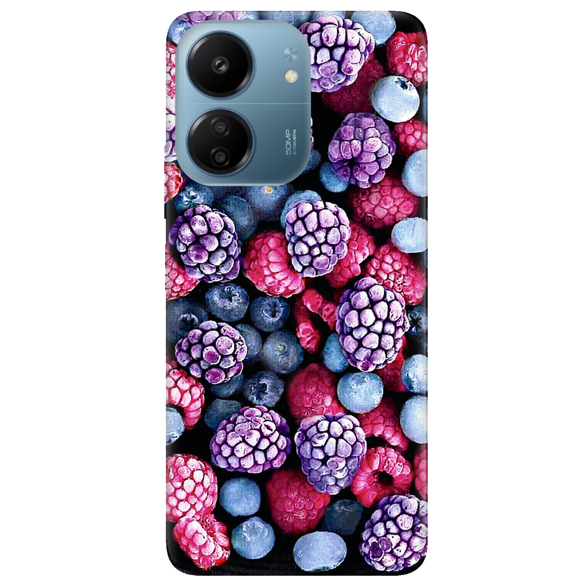 Чохол для Xiaomi Redmi 13C Frosty berry - фото 1 Чохол для Xiaomi Redmi 13C Frosty berry - фото 1 - Чохли для телефонів