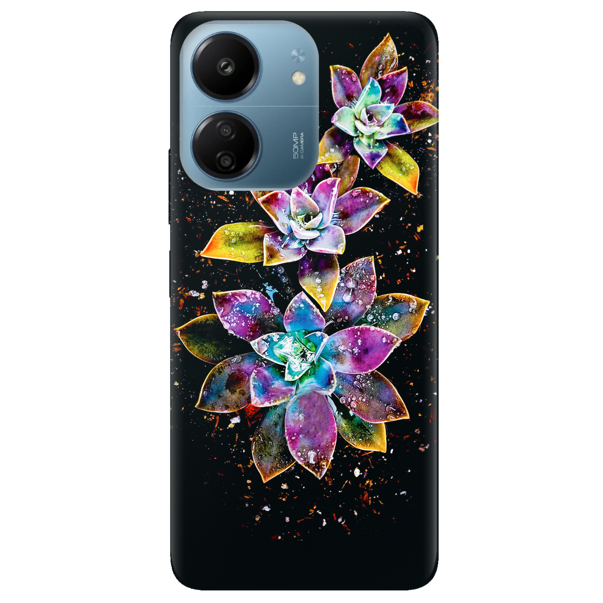 Чохол для Xiaomi Redmi 13C Magical flowers - фото 1 - Чохли для телефонів
