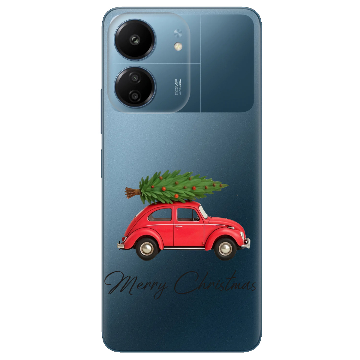 Чохол для Xiaomi Redmi 13C Christmas on Wheels - фото 1 - Чохли для телефонів