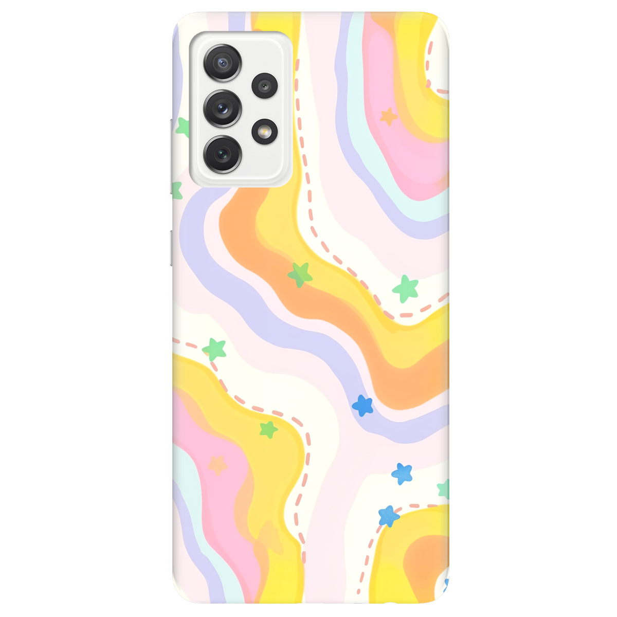 Чехол для Samsung Galaxy A72 Candy Clouds - фото 1 Чехол для Samsung Galaxy A72 Candy Clouds - фото 1 - Чехлы для телефонов