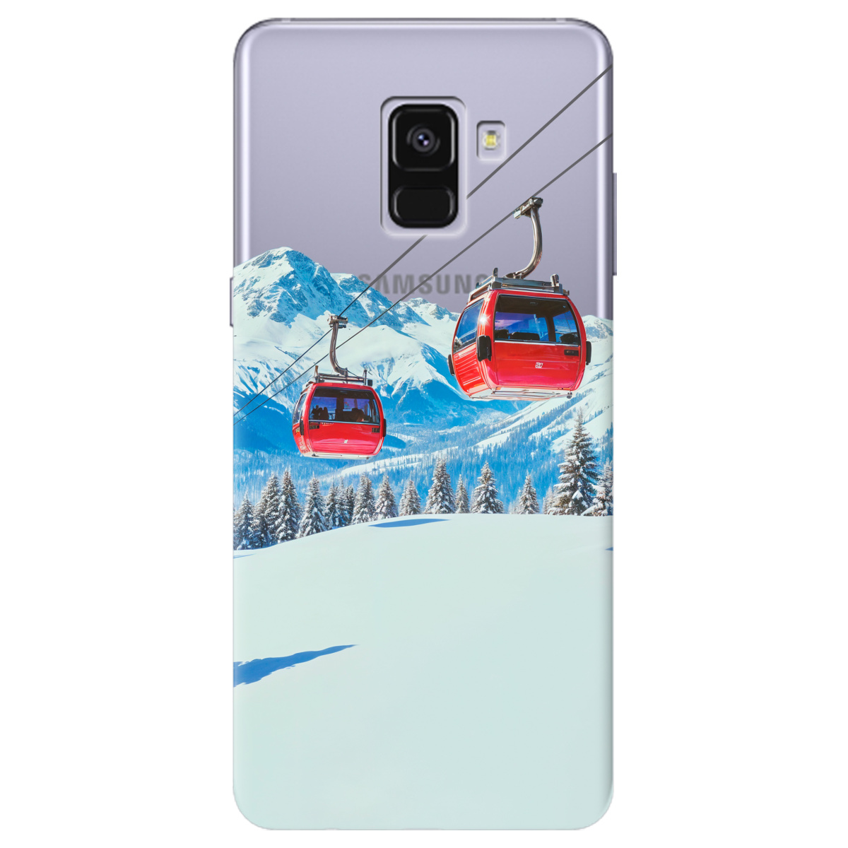 Чохол для Samsung Galaxy A8 2018 Над схилами - фото 1 Чохол для Samsung Galaxy A8 2018 Над схилами - фото 1 - Чохли для телефонів