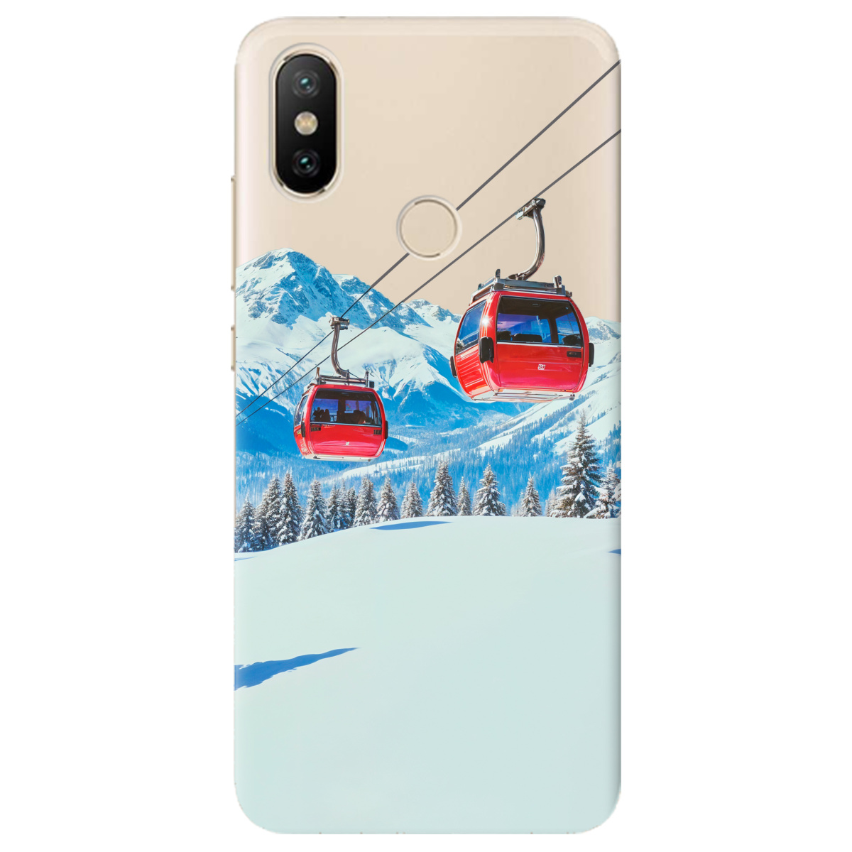 Чохол для Xiaomi Mi A2 Mi 6X Над схилами - фото 1 - Чохли для телефонів