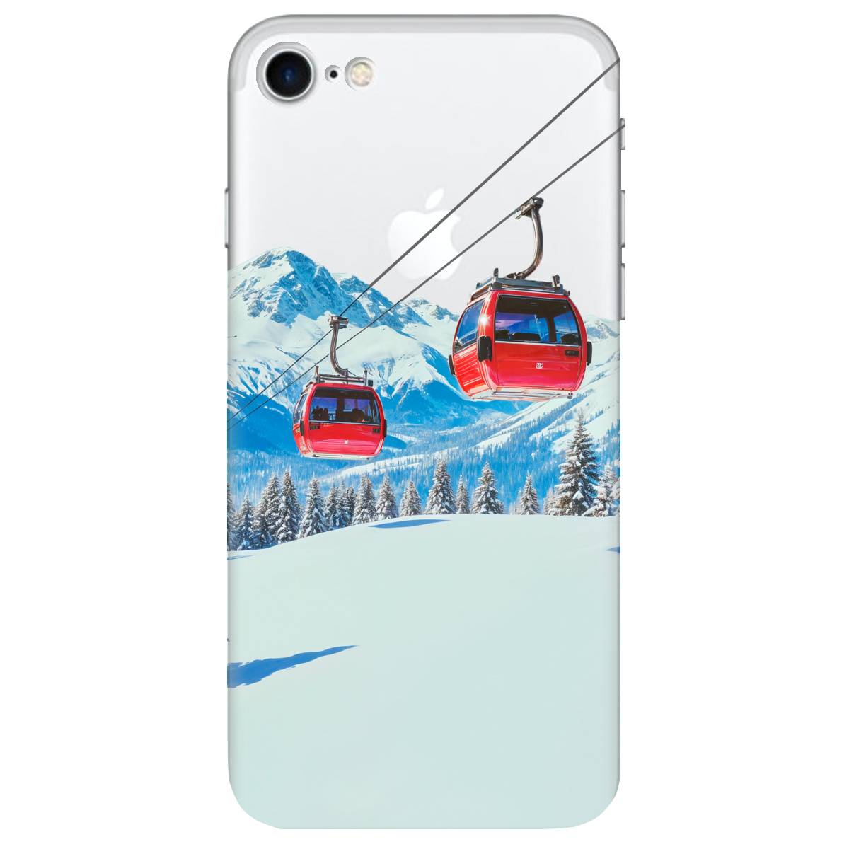 Чехол для Apple iPhone SE 2020 Над схилами - фото 1 - Чехлы для телефонов