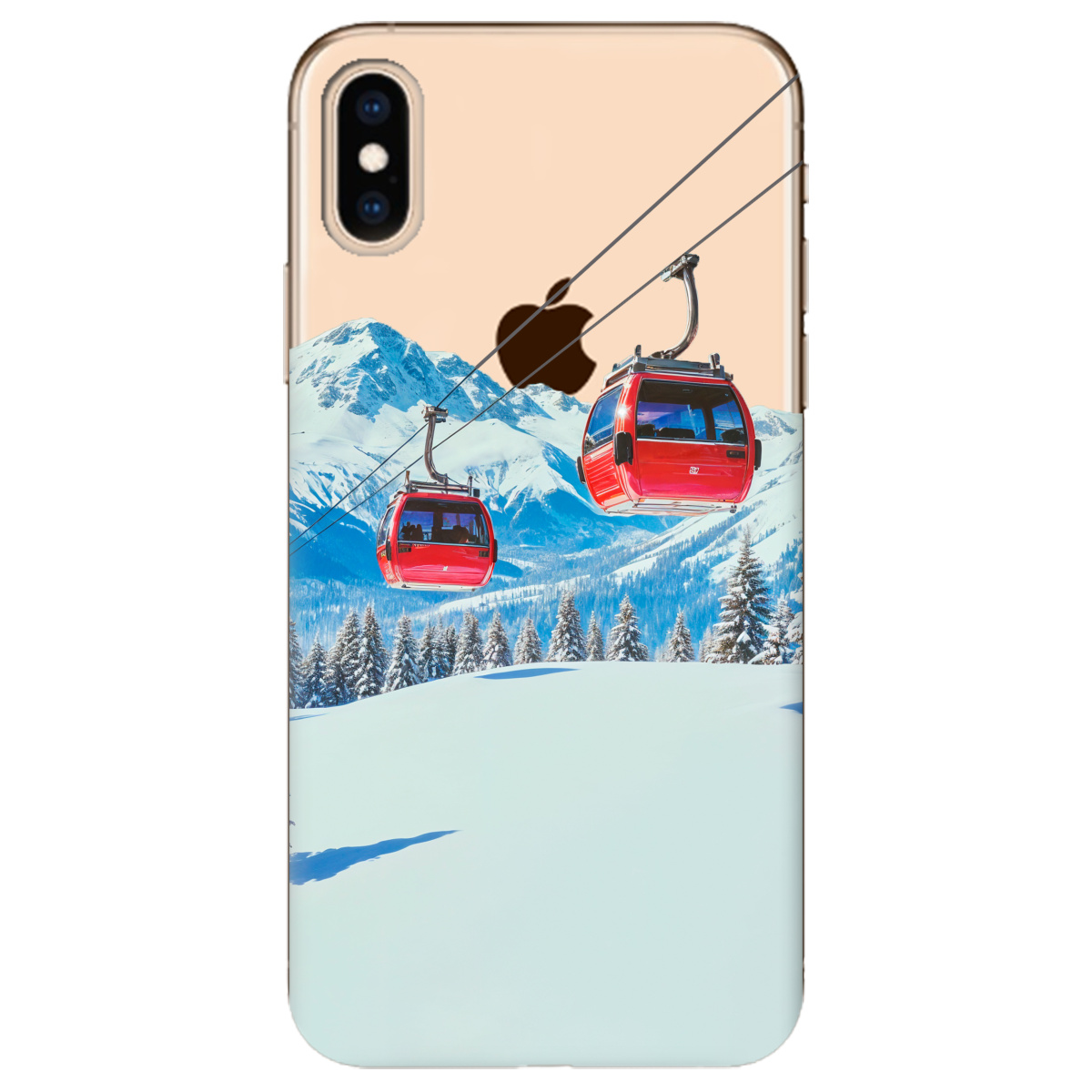 Чохол для Apple iPhone XS Max Над схилами - фото 1 Чохол для Apple iPhone XS Max Над схилами - фото 1 - Чохли для телефонів