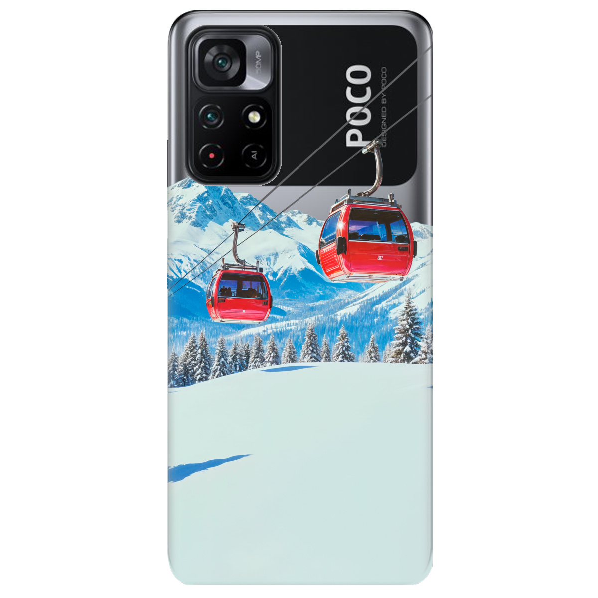 Чохол для Xiaomi Poco M4 Pro 5G Над схилами - фото 1 - Чохли для телефонів