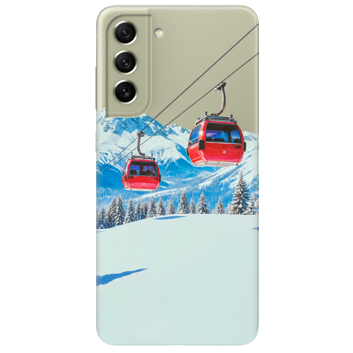 Чохол для Samsung Galaxy S21 FE Над схилами - фото 1 Чохол для Samsung Galaxy S21 FE Над схилами - фото 1 - Чохли для телефонів