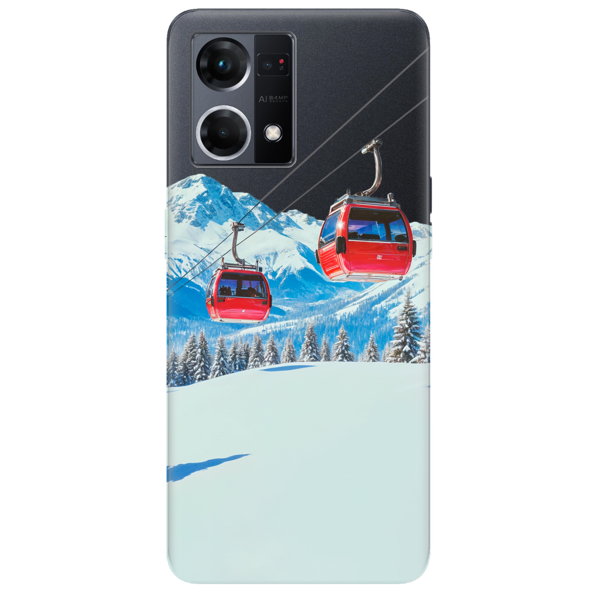 Чохол для Oppo Reno  7 4G Над схилами - фото 1 Чохол для Oppo Reno  7 4G Над схилами - фото 1 - Чохли для телефонів