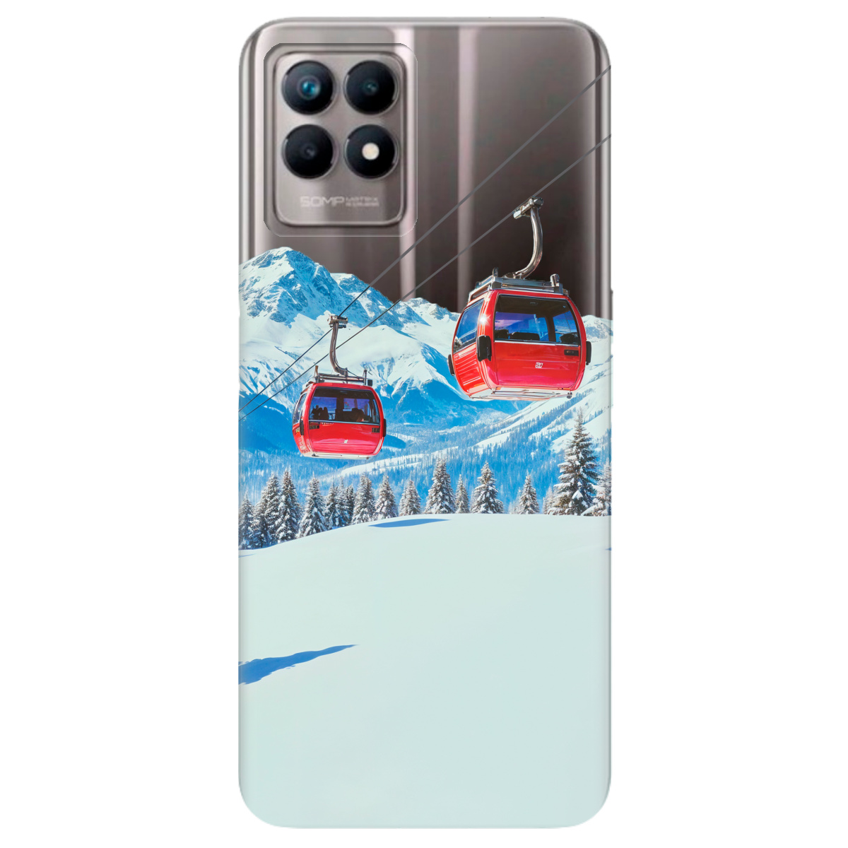 Чохол для Realme 8i Над схилами - фото 1 - Чохли для телефонів