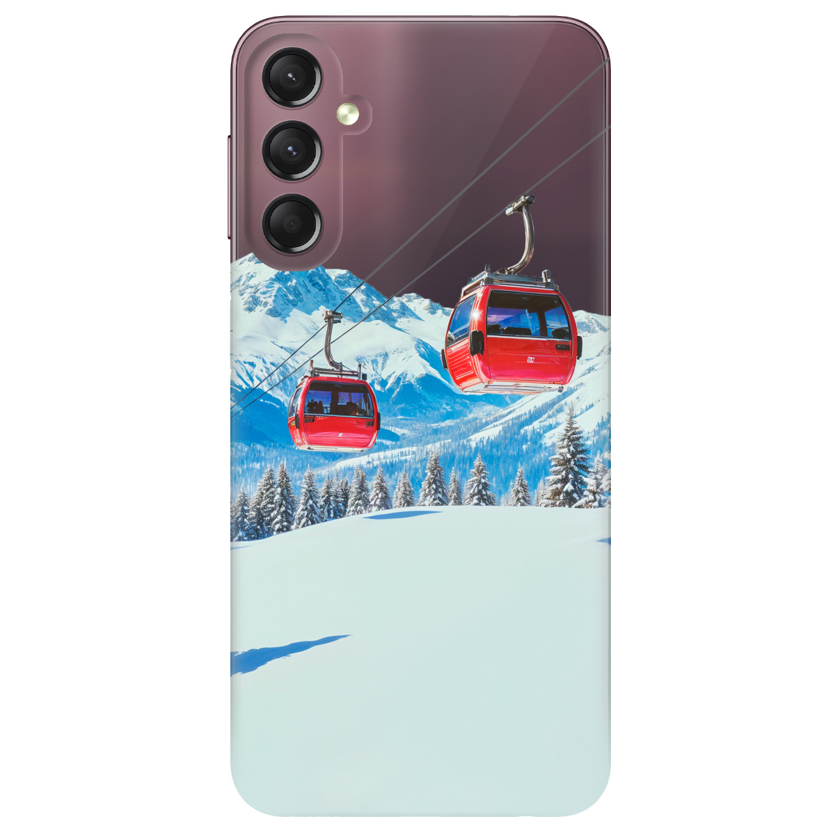Чохол для Samsung Galaxy A05s Над схилами - фото 1 Чохол для Samsung Galaxy A05s Над схилами - фото 1 - Чохли для телефонів