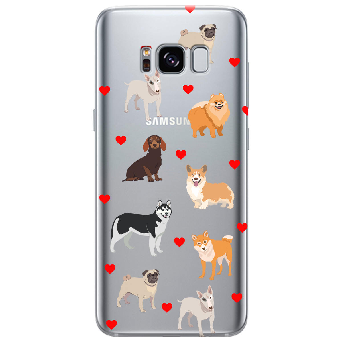 Чехол для Samsung Galaxy S8 Любов у кожному гав - фото 1 Чехол для Samsung Galaxy S8 Любов у кожному гав - фото 1 - Чехлы для телефонов