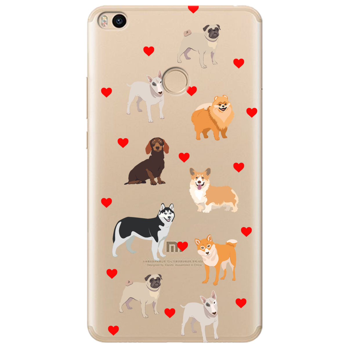 Чехол для Xiaomi Mi Max 2 Любов у кожному гав - фото 1 - Чехлы для телефонов